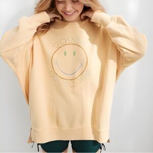 Aerie Oversized Crewneck “Total Optimist”